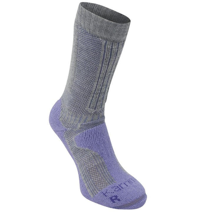 Karrimor Women's Grey Merino Fibre Midweight Walking Socks in Size 4 -8, Sports Direct