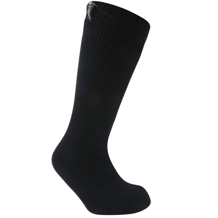 Gelert Boys Black Heat Wear Socks  in Size 1 - 6, Sports Direct
