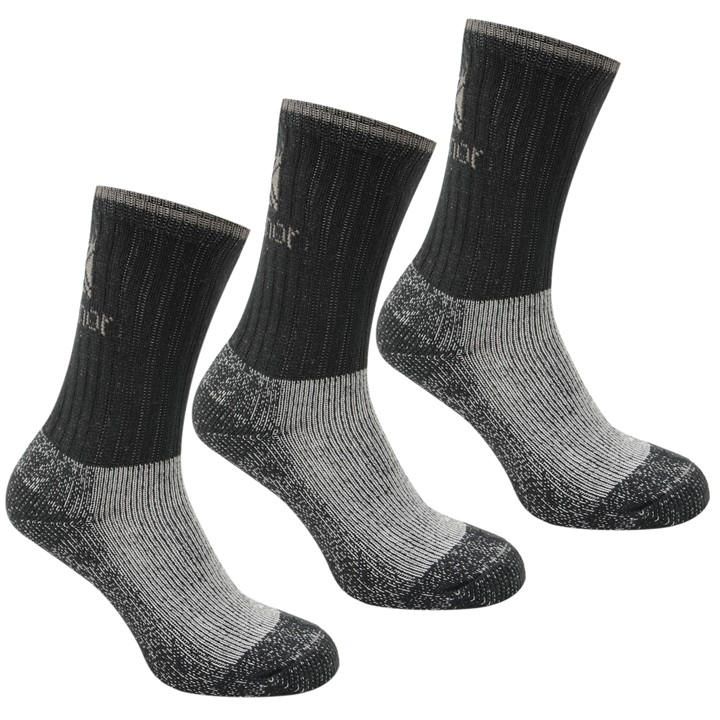 Karrimor Women's Heavyweight Boot Sock 3 Pack - Black - Ladies 4-8 - Image 3