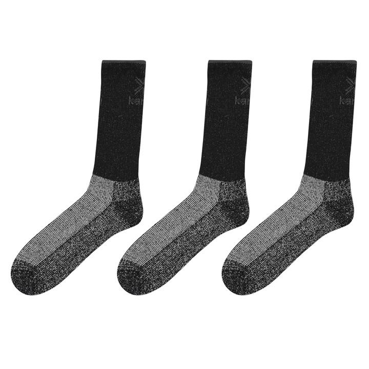 Karrimor Men's Black Heavyweight Boot Sock 3 Pack in Size 12+, Sports Direct