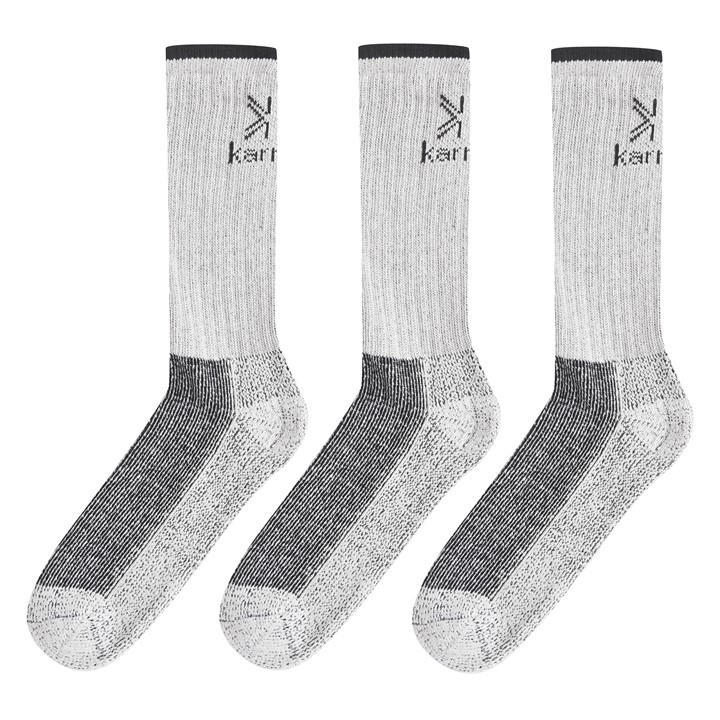 Karrimor Men's Beige Heavyweight Boot Sock 3 Pack in Size 12+, Sports Direct