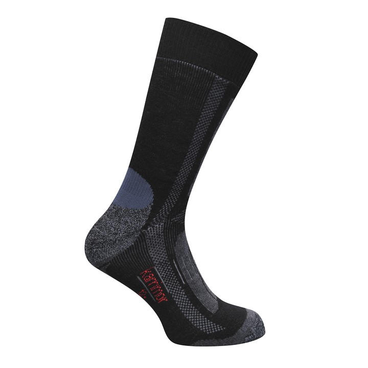 Karrimor Men's Black Trekking Socks Two Pack in Size 12+, Sports Direct
