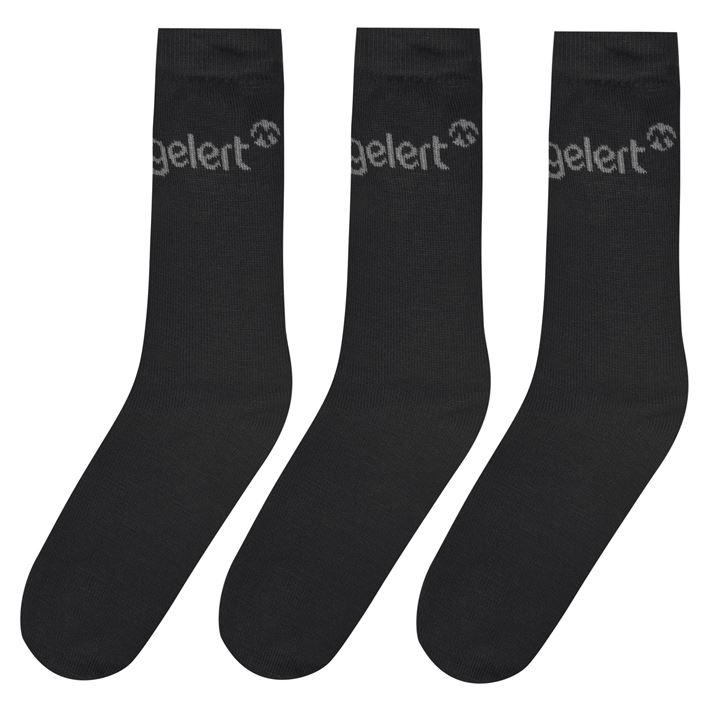 Gelert Men's Black 3 Pk Thermal Socks Size 7-11 in Size 7 - 11, Sports Direct