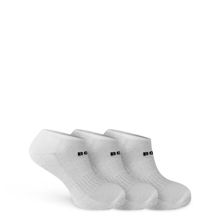 Boss Men's White 3 Pack Trainer Socks in Size 7 - 11, Sports Direct