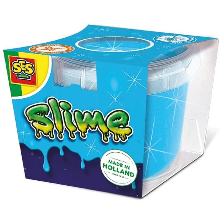 Holland   Kids  Slime - Blue Glitter 140 G, Football by SES Creative, Sports Direct