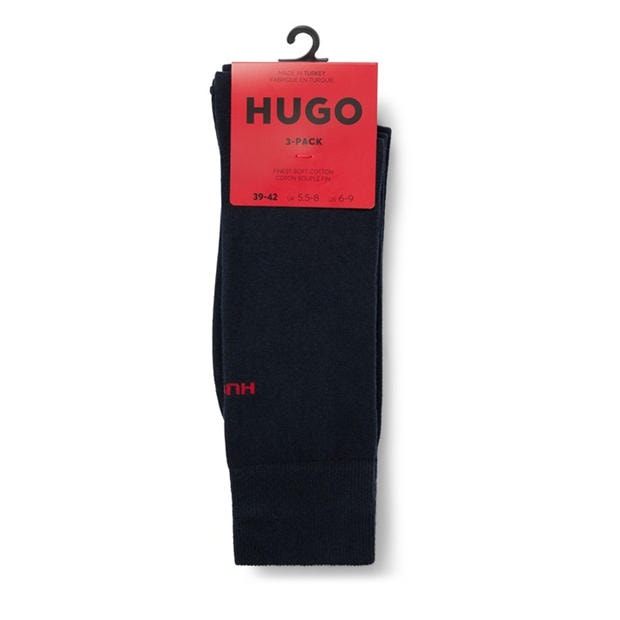 Dark Blue - Boss - Boss 3p Rs Uni Cc 10242922 01 Ankle Sock Mens