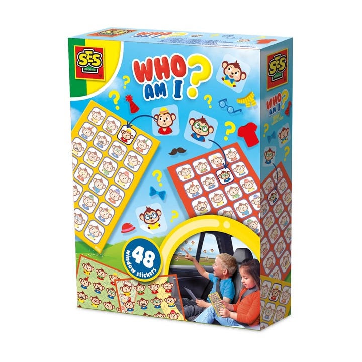 Ses Creative  Kids  Who Am I? - Travel Window Stickers, Sports Direct