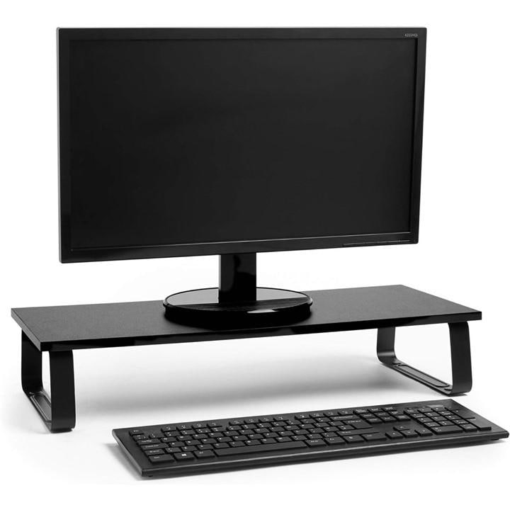 Vonhaus  Black Monitor Stand, Sports Direct