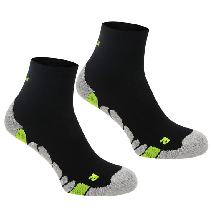 Karrimor Kids Black Dri 2 Pack Socks in Size 1 - 6, Sports Direct