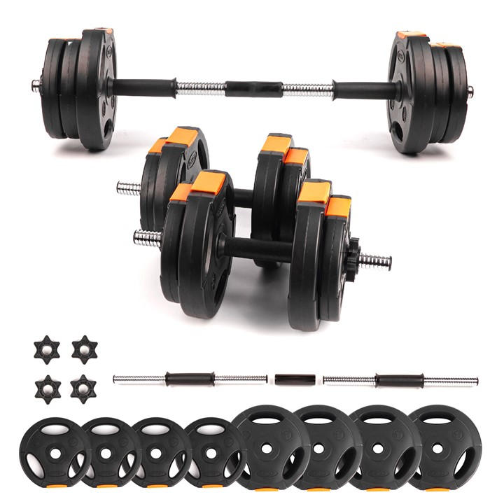 Phoenix Fitness  Black 15Kg Complete Dumbbells Weight Set, Sports Direct