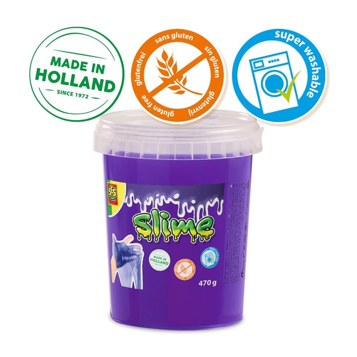 Holland   Kids  Slime - Purple Glitter 470 G, Football by SES Creative, Sports Direct