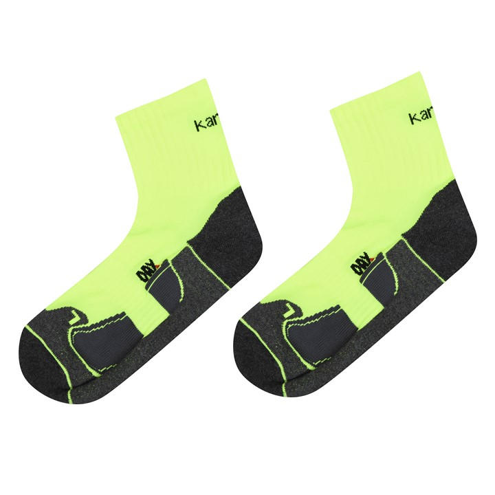 Karrimor Men's Yellow Dri Skin 2 Pack Running Socks in Size 7 - 11, Sports Direct