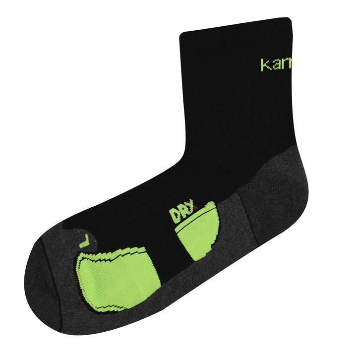 Karrimor Men's Black Dri Skin 2 Pack Running Socks in Size 12+, Sports Direct