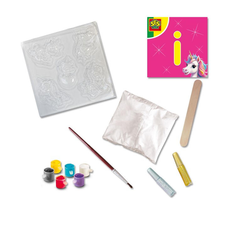 Ses Creative  Kids  Unicorn - Casting And Painting - Baby Unicorns, Sports Direct