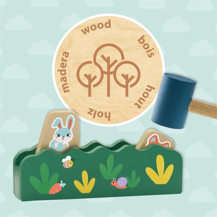 Ses Creative  Kids  Wooden Hammer Bench Peek-A-Boo, Sports Direct