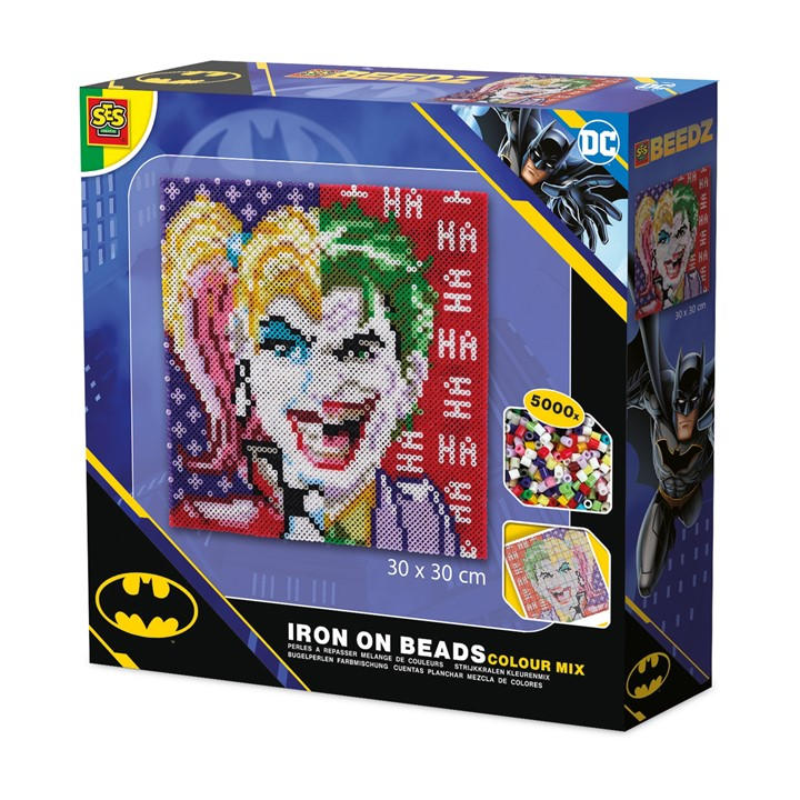 Ses Creative Kids Dc Batman - Joker And Harley Quinn Iron On Beads, Sports Direct