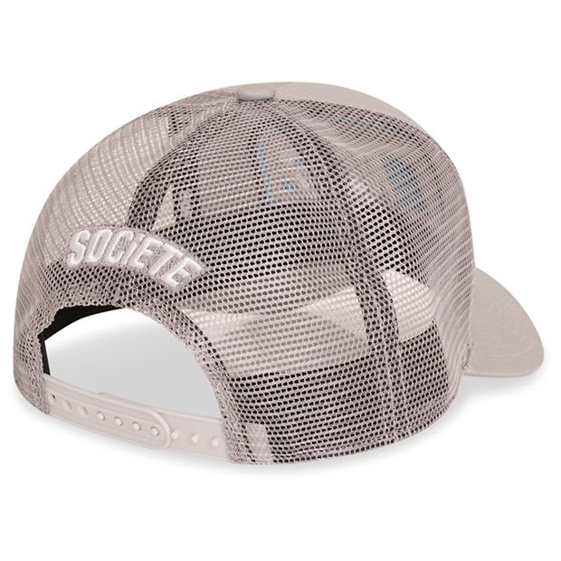 Blue/Grey - Societe Noir - Men's Ombre Mesh Trucker Cap
