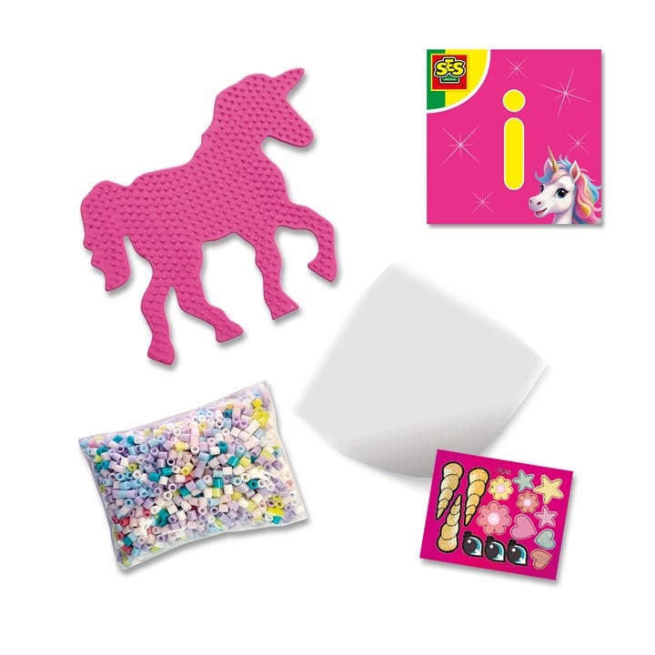 Ses Creative  Kids  Unicorn - Iron On Beads, Sports Direct