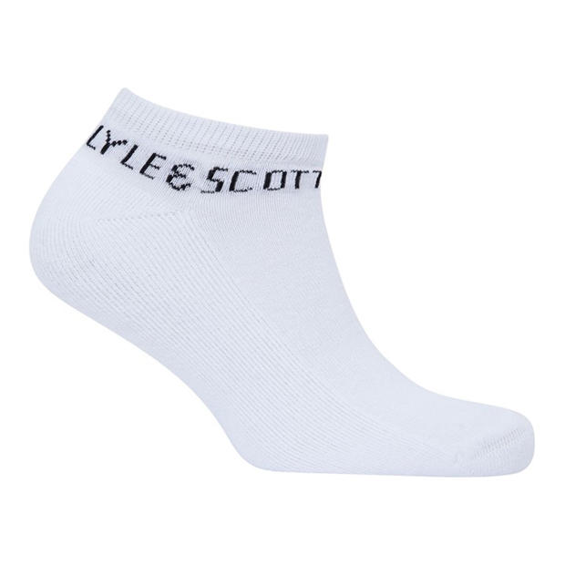 White - Lyle and Scott - 3 Pack of Ankle Socks