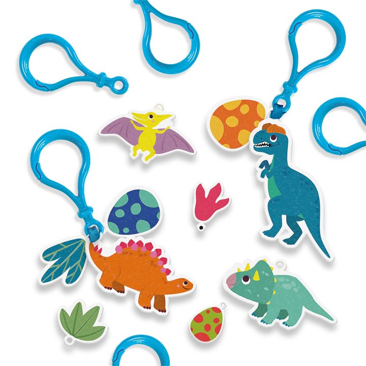 Ses Creative  Kids  Shrink Film - Dinosaur Keychains, Sports Direct