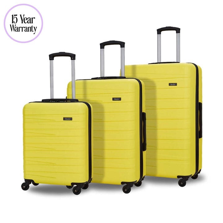 Rock Men's Yellow Seattle Suitcase Medium - Image 2