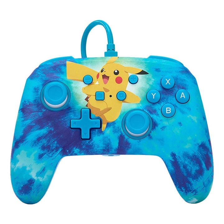 Powera   Switch Wired Controller - Tie Dye Pikachu, Sports Direct