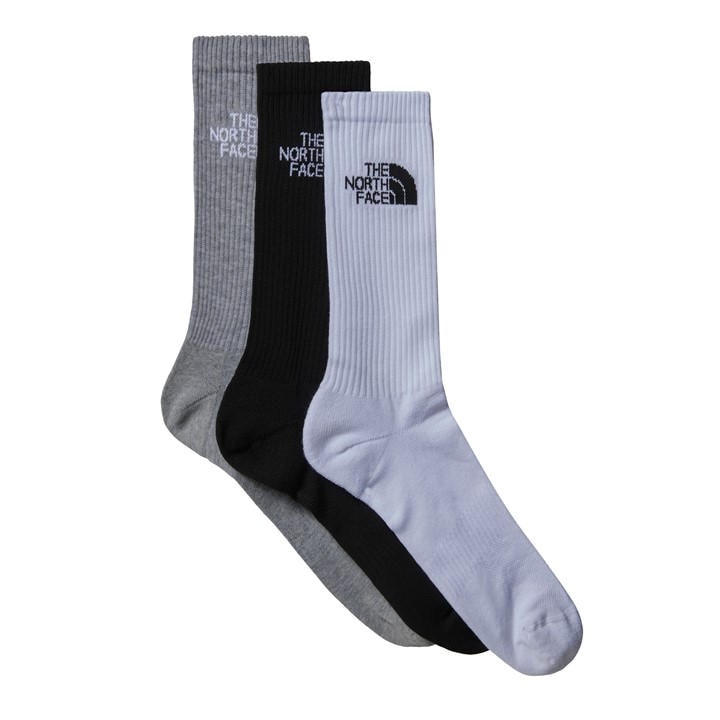 The North Face Men's  -Sport Cushion Crew Socks 3-Pack in Size 4 -8, Sports Direct