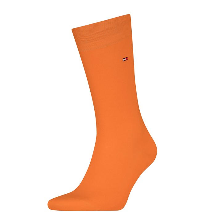 Tommy Hilfiger Men's Orange Crew Socks in Size 12+, Sports Direct