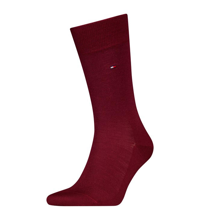 Tommy Hilfiger Men' Red Breathable Crew Socks in Size S, Sports Direct