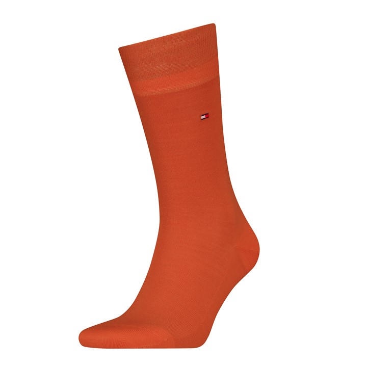 Tommy Hilfiger Men's Orange Breathable Crew Socks in Size 12+, Sports Direct