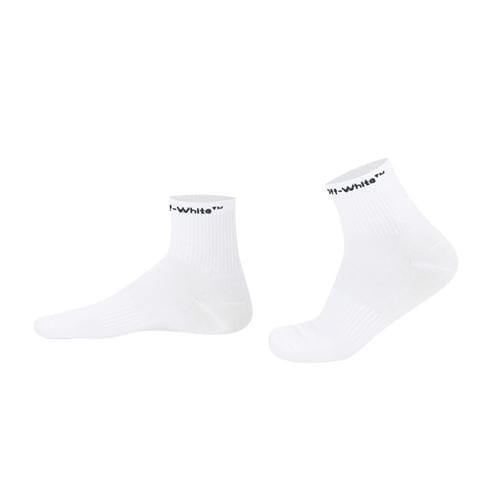 L AB OFF WHITE - Men's Logo Crew Socks 6 Pack