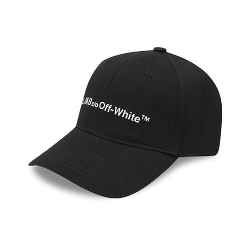 L AB OFF WHITE - Men's Text SN64 Baseball Cap