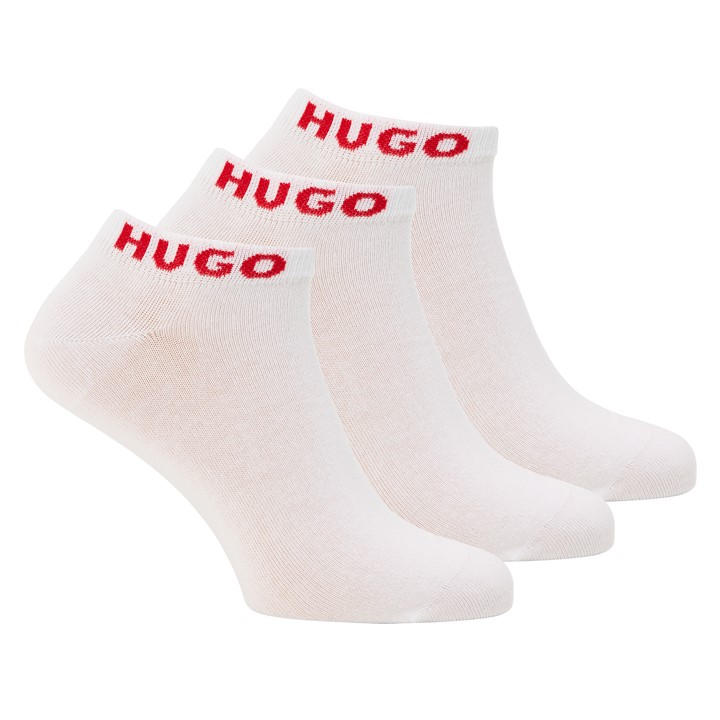 Boss Men's White Trainer Ankle Socks in Size 7 - 11, Sports Direct