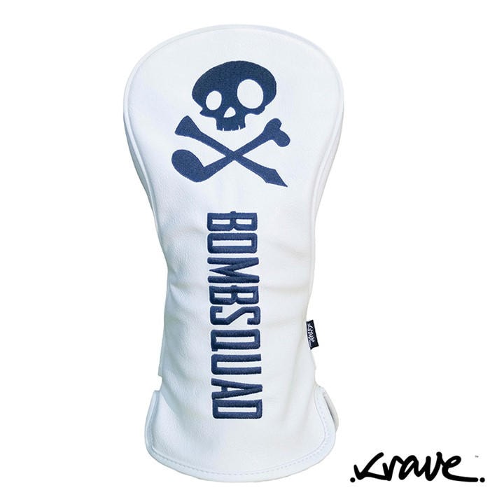 Krave  White Bomb Squad Headcover in Size Driver, Sports Direct