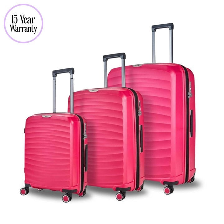 Rock  Pink Sunwave Suitcase in Size L, Sports Direct
