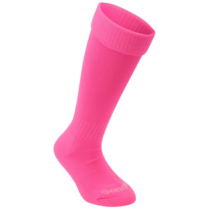 Sondico  Kids Pink Football Socks  in Size C8 - C13, Sports Direct