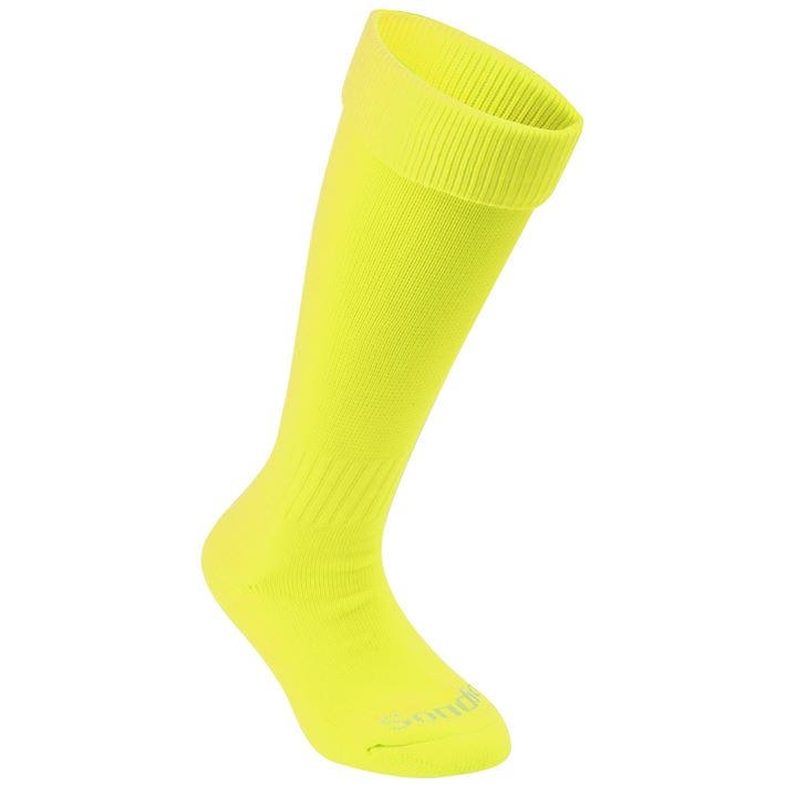 Sondico  Kids Yellow Football Socks  in Size C8 - C13, Sports Direct