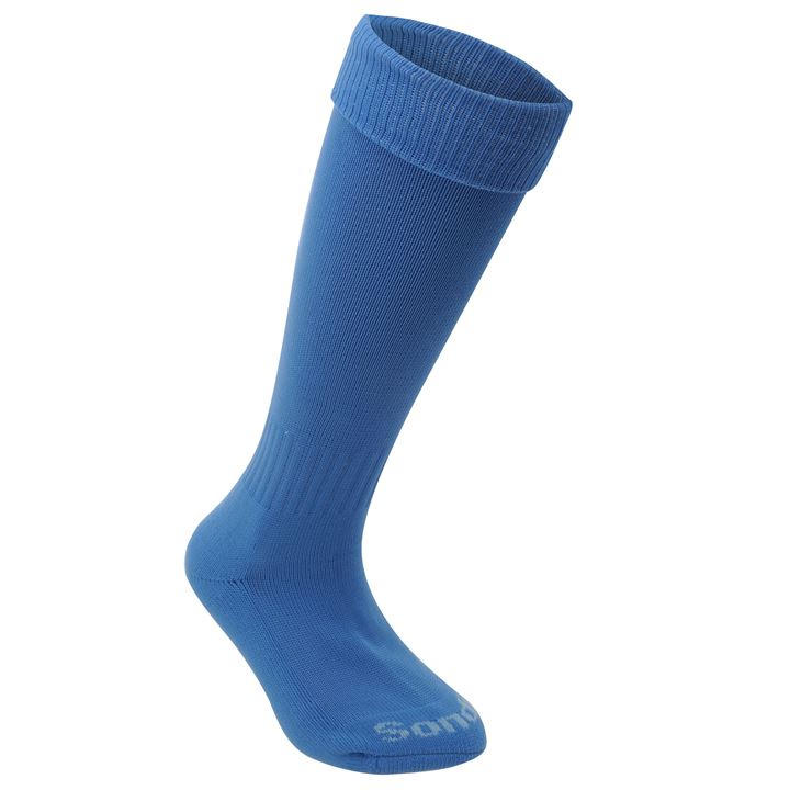 Sondico  Kids Blue Football Socks  in Size C8 - C13, Sports Direct