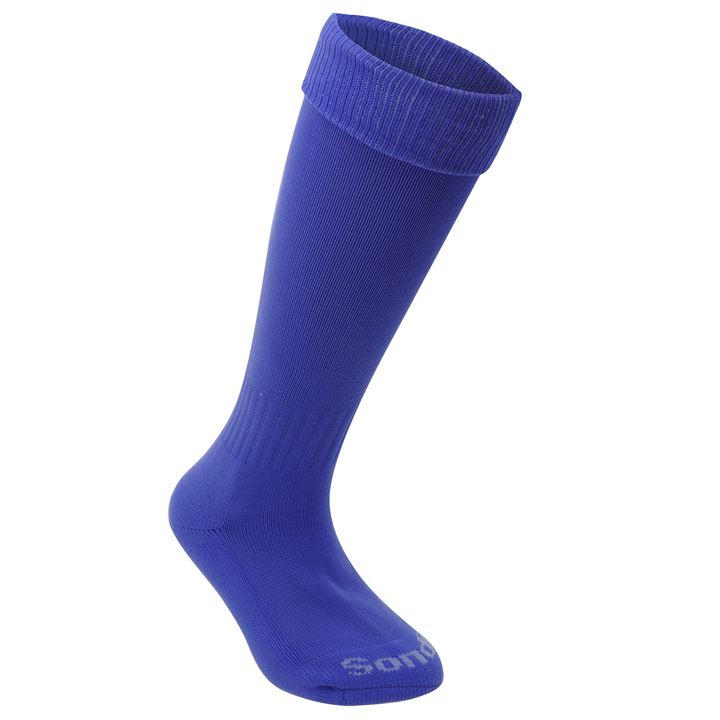 Sondico  Kids Blue Football Socks  in Size C8 - C13, Sports Direct