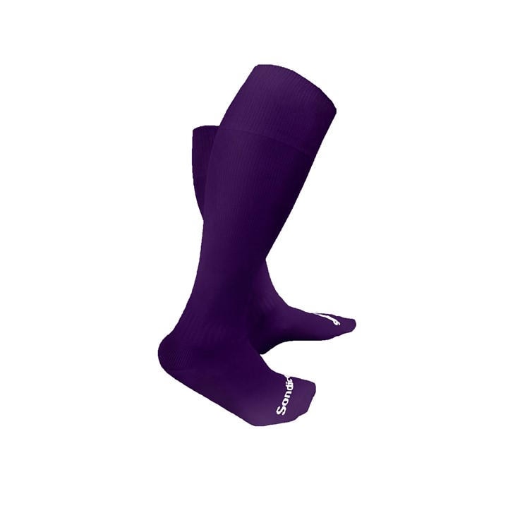 Sondico  Kids Purple Football Socks  in Size C8 - C13, Sports Direct