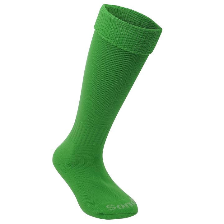 Sondico  Kids Green Football Socks  in Size 1 - 6, Sports Direct