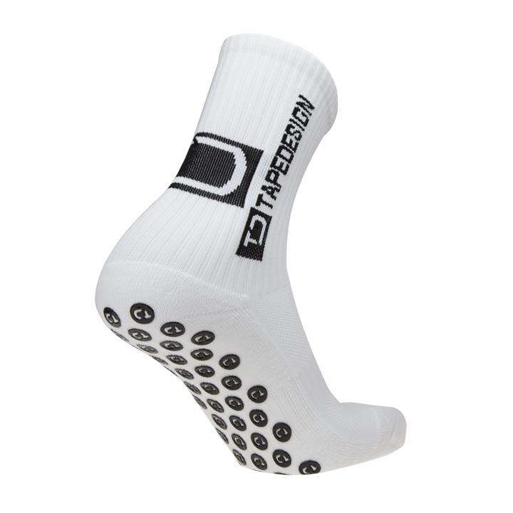Tapedesign  White Classic Grip Socks, Sports Direct
