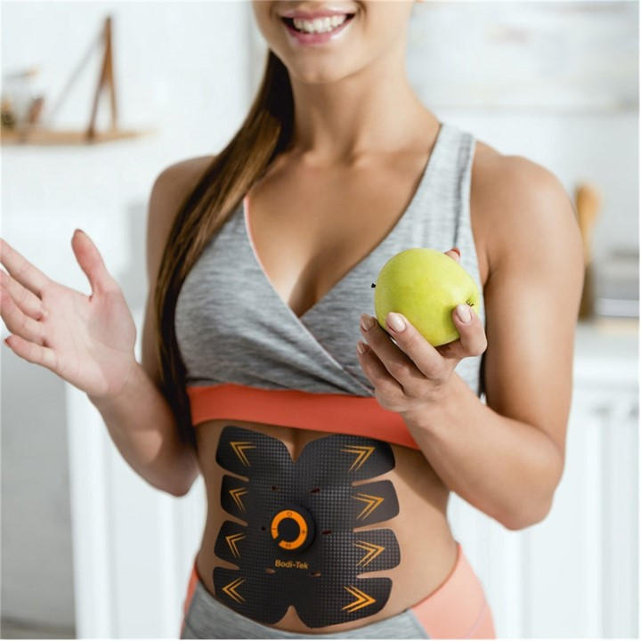 Bodi-Tek  Black Ab Trainer Ab Stimulator & Toning Belt, Sports Direct