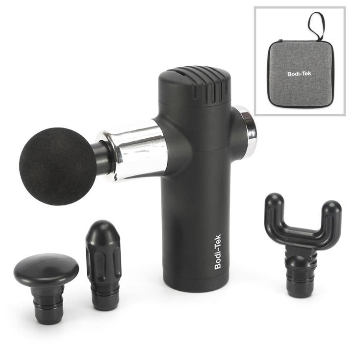 Bodi-Tek  Black Mini Deep Tissue Massage Gun, Sports Direct