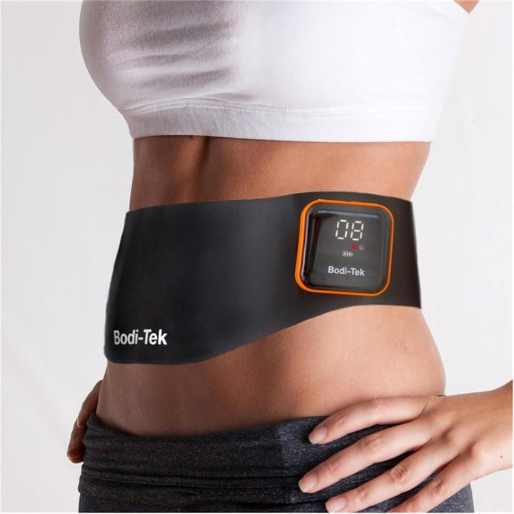 Bodi-Tek  Black Ab & Back Muscle Strengthener With Heat, Sports Direct