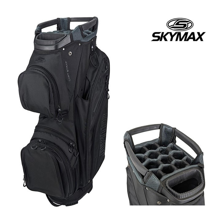 Skymax Black Jupiter Rain Dry Cart Bag, Sports Direct