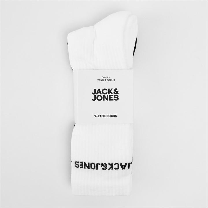 Jack And Jones Men's White Basic Crew Socks in Size 6 - 12 Months, Sports Direct