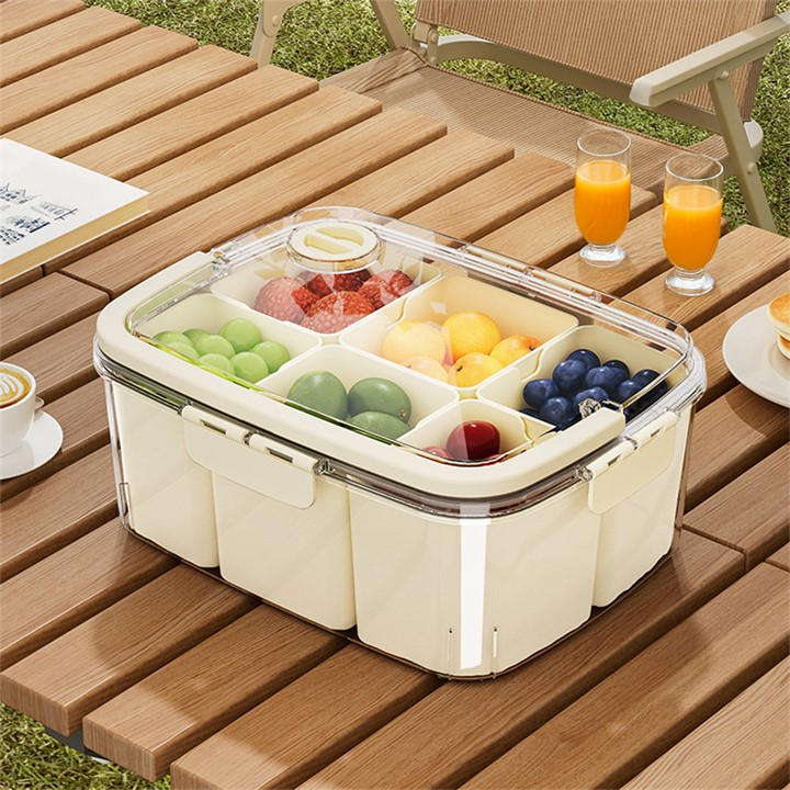 Life Ideas  Cream2 2Pcs Airtight Fridge Storage Container in Size 2x Style2, Sports Direct