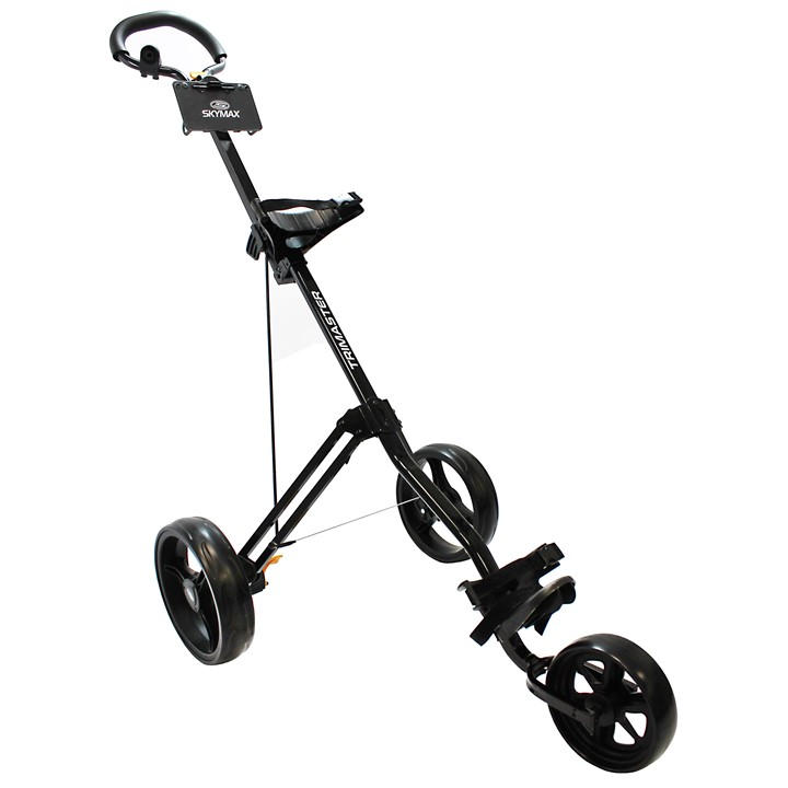 Skymax  Black Trimaster 3-Wheel Golf Trolley, Sports Direct