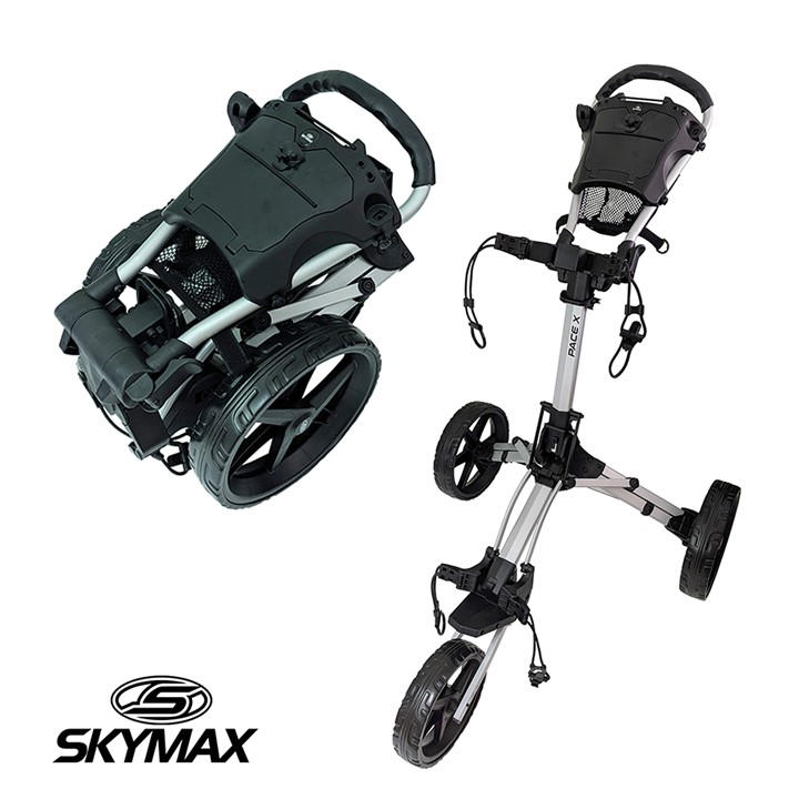 Skymax  Silver Pace X Golf Trolley, Sports Direct
